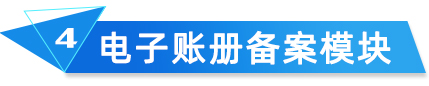 電子賬冊(cè)備案模塊