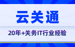 云關通20年+關務IT行業(yè)經驗