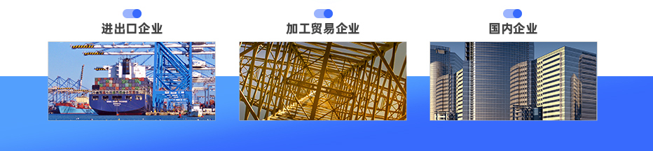 適用對象：進(jìn)出口企業(yè)、加工貿(mào)易企業(yè)、國內(nèi)企業(yè)