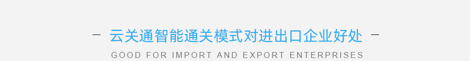 對進出口企業(yè)的好處